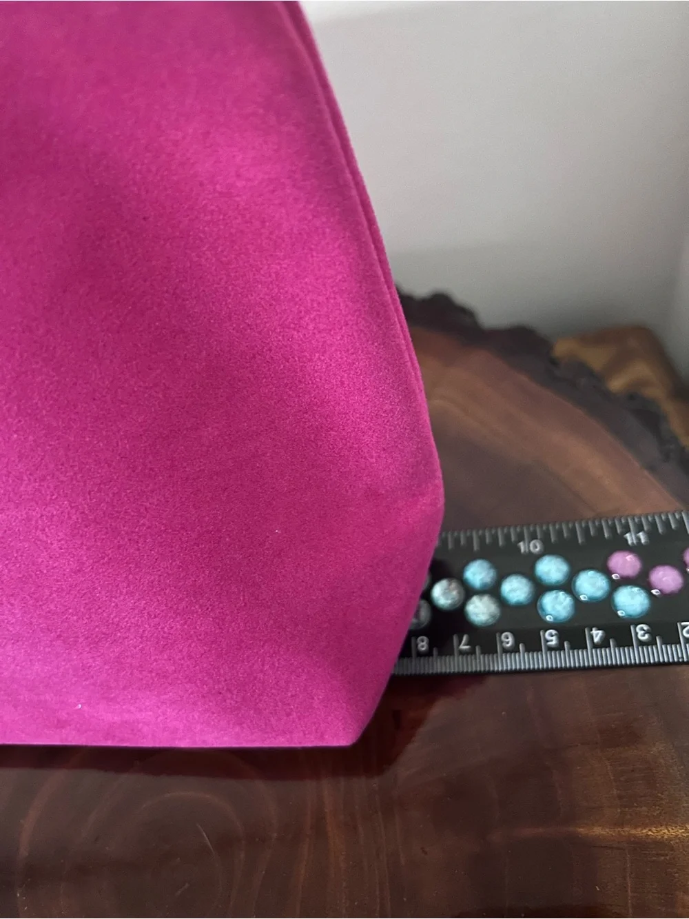 NWOT Fuchsia Cosmetic Pouch - Sleek Travel Makeup Bag